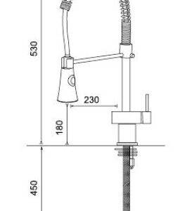 Dimensões Misturadora de Banca Málaga WM