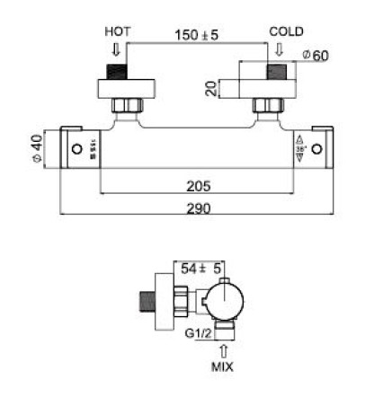 Valvola Termostatica Nichelata A Angolo 15x21 (1/2) | Leroy Merlin - Foto 6