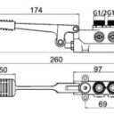 Dimensões Torneira de Pedal Webmat