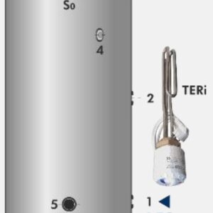 Termoacumulador 500L Trifásico Esquema de Ligação